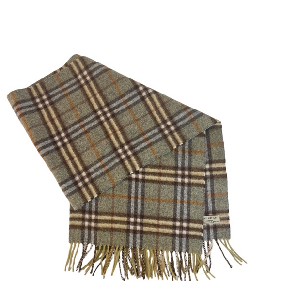 Burberry Plaid Check Cashmere Scarf - Picture 1 of 6